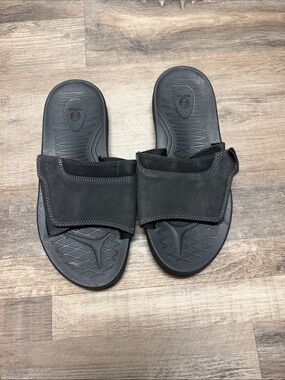 Men's Black Slide Sandals